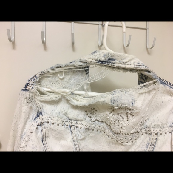 Jean jacket Dakota Blues stonewashed distressed - Picture 2 of 8